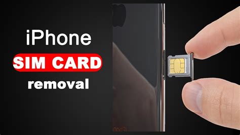 how to take sim card off iphone.
